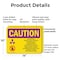 Signmission Radiation & Laser Sign, 10 in H x 14 in W, Plastic, Rectangle OS-2PACK-CR-P-1014-L-10157 - alternate 2